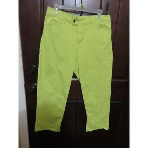 VINTAGE MOUNTAIN LAKE JEANS  THAT ARE NEON YELLOW!  SIZE 12